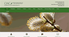 Desktop Screenshot of okemosallergycenter.com